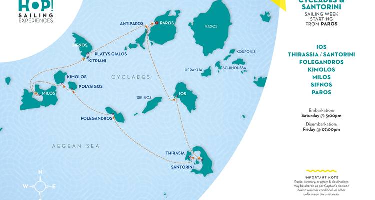 Western Cyclades & Santorini Sailing Week - YachtHop 4
