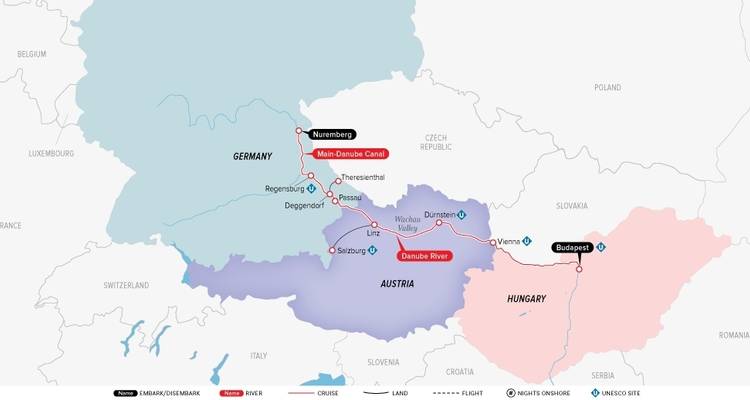 Gran crucero de Navidad y Año Nuevo - de Núremberg a Budapest, 2019 - de Núremberg a Budapest - Uniworld Boutique River Cruise Collection 7