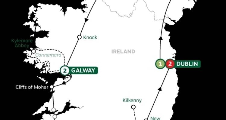 Les incontournables de l'Irlande (été, 7 jours) - Brendan Vacations 2