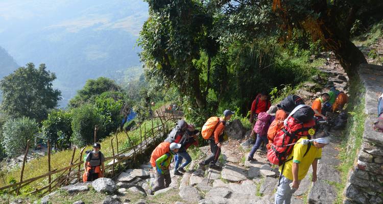 Excursionismo de yoga al campamento base del Annapurna - Himalayan Recreation Treks & Expedition Pvt.ltd 3