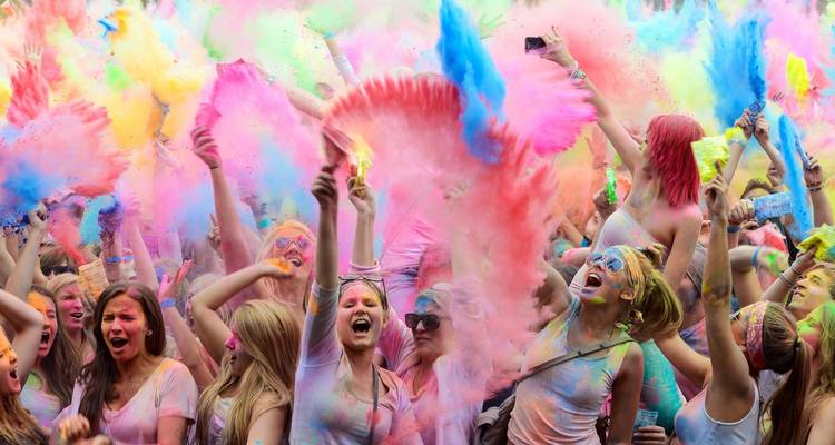 Tournée du festival Braj Holi - Holidays At 3