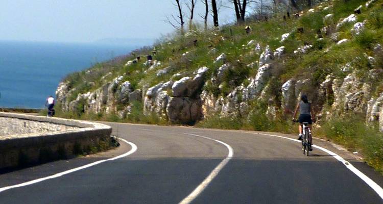 Puglia bike tour (Self Guided) Cycling from Monopoli to Otranto & Lecce 7 days - Path 9