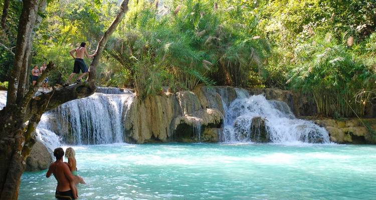 Laos Package Tour from Luang Prabang to Pakse via Vientiane and Khuangsi Waterfall - DNQ Travel 2