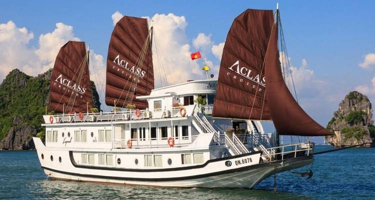 Croisière de luxe 4* de 3 jours dans la baie d'Ha Long avec kayak, baignade, cours de cuisine,... - Crossing Vietnam Tour 7