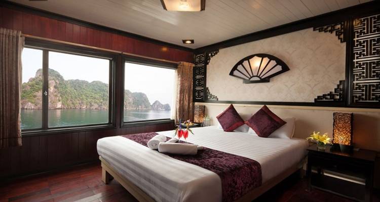 Croisière de luxe 4* de 3 jours dans la baie d'Ha Long avec kayak, baignade, cours de cuisine,... - Crossing Vietnam Tour 9