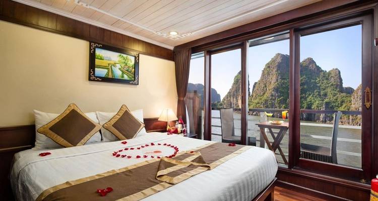 Excursión de 2 días a la relajante bahía de Ha Long con crucero de 4 estrellas y kayak, pesca, fiesta al atardecer,.. - Crossing Vietnam Tour 2