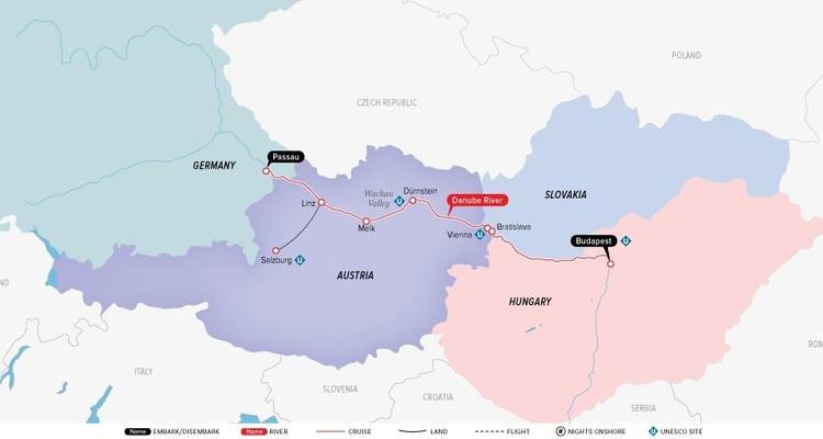 L'enchantement du Danube (2024) (De Budapest à Passau, 2024) - Uniworld Boutique River Cruise Collection 2