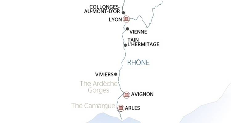Tous les sites incontournables du Rhône entre Lyon, la Provence et la Camargue avec un dîner au restaurant Abbaye de Collonges de Paul Bocuse - OFFERT (including Vienne) - CroisiEurope River Cruises 1