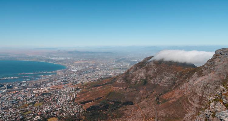 Vista panorámica desde Table Mountain sobre Ciudad del Cabo.