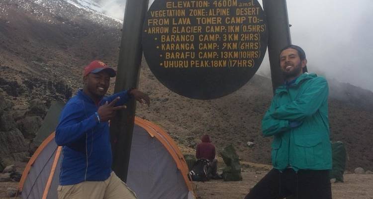 Itinéraire complet pour 7 jours de route Kilimandjaro Machame : Coût le plus bas et meilleur prix. - Africa Natural Tours 7