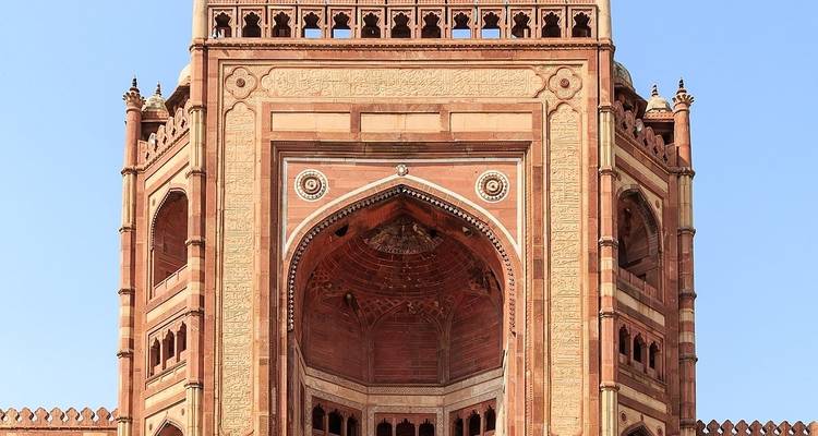 Buland Darwaza in Fatehpur Sikri, een iconische poort.