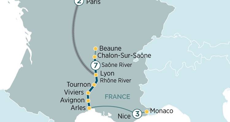 De Paris à Nice et; Sensations de Lyon et de la Provence - Emerald Cruises 1