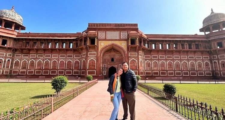 Au départ de Delhi : Excursion au Taj Mahal avec visite du centre de soins et de conservation des éléphants en voiture - Wildlife SOS - India Taj Tour 4