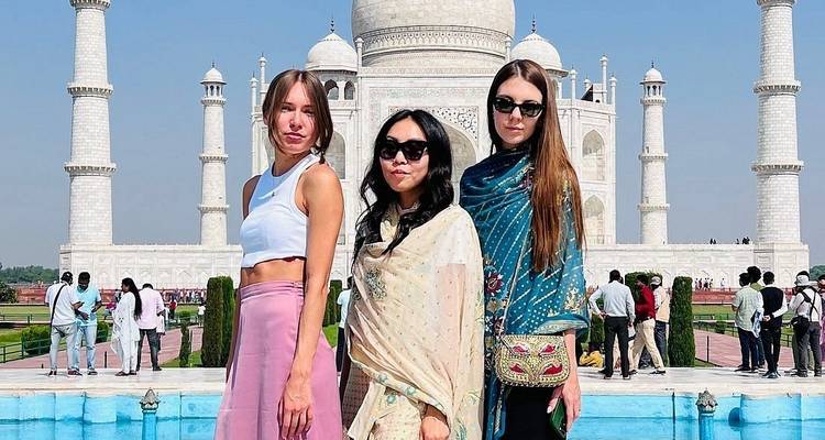 Au départ de Delhi : Excursion au Taj Mahal avec visite du centre de soins et de conservation des éléphants en voiture - Wildlife SOS - India Taj Tour 8