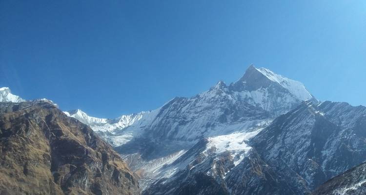 Snow-capped Himalayan mountain.