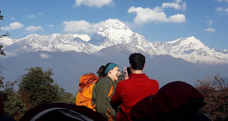 Trek court de la vue sur l'Annapurna - Escape Himalaya Trek 9