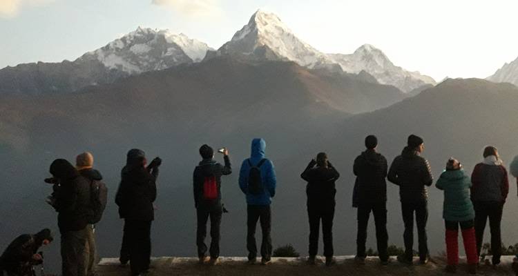 Trek court de la vue sur l'Annapurna - Escape Himalaya Trek 10