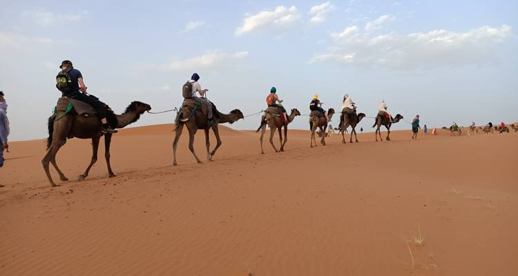 Marrakech à Fes 3 jours d'excursion au Sahara via le désert de Merzouga - Desert Family Tour 3