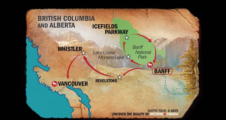 Wapiti - Découvrez la beauté de l'Ouest canadien - Moose Travel Network 1