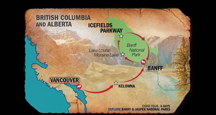 Coho - Explora los Parques Nacionales de Banff y Jasper - Moose Travel Network 2