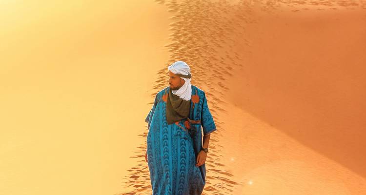 Trek profond de 7 jours à dos de chameau dans le désert du Sahara | Voyagez comme un vrai nomade du désert -  Amazigh Voyage 4