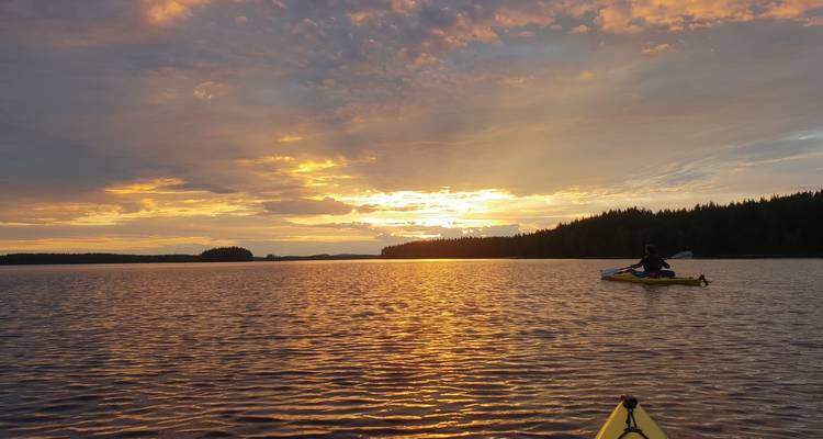 Paddling from Koitajoki to Koitere, 50-76km - KoiHu Adventures 7