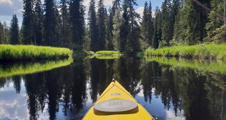 Paddling from Koitajoki to Koitere, 50-76km - KoiHu Adventures 3