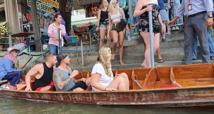 Small Group: Damnoen Floating market & Train market - LJ Biz 8