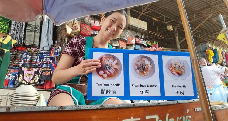 Small Group: Damnoen Floating market & Train market - LJ Biz 9