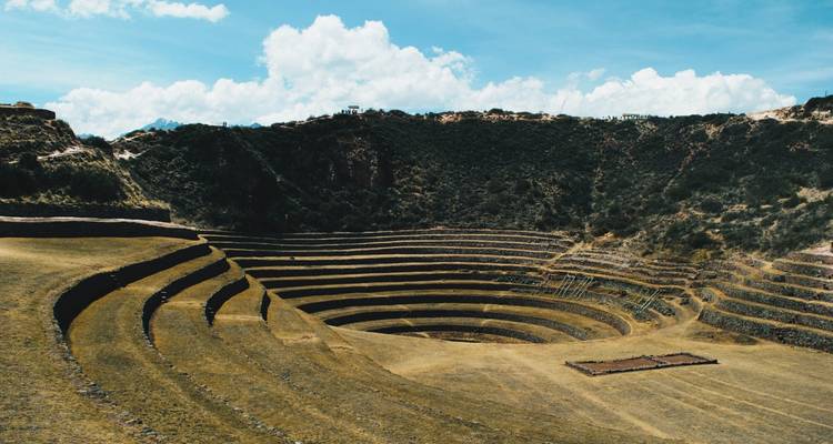 Circular agricultural terraces at Moray.