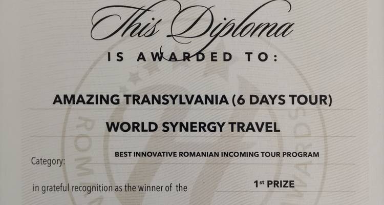 Amazing Transylvania - Lauréat du meilleur programme touristique innovant - World Synergy Travel 9