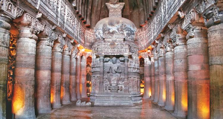 Viaje al pasado: circuito de un día a las cuevas de Ajanta desde Aurangabad - Agora Voyages OPC Pvt Ltd 10