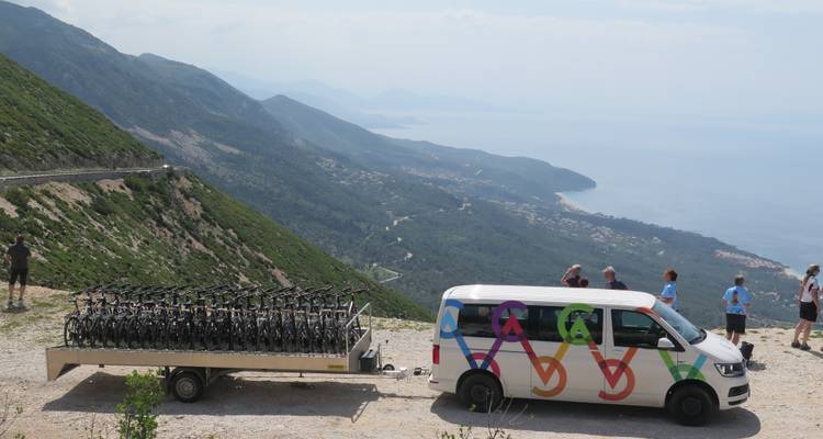 Cyclisme dans les Balkans ( 4 Pays Albanie, Macédoine du Nord, Kosovo, Monténégro) - Cycle Albania 2