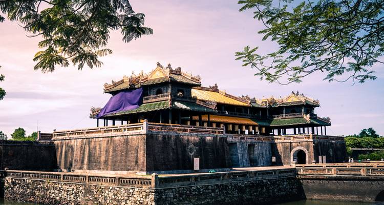 Imperial City of Hue, a large historic palace.