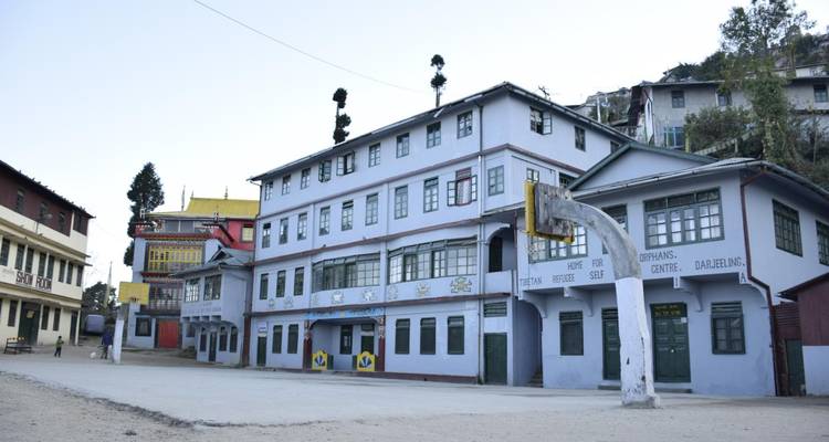 A view of a building at the Darjeeling Orphanage Centre.