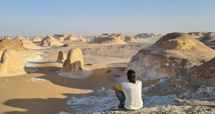 Desert Planet: Giza Pyramids, Egyptian Museum + Overnight CAMPING in the white Desert with Cairo Private Transfers - Egypt Best Holidays  1