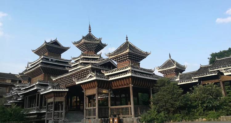 Traditional wooden architectural structure