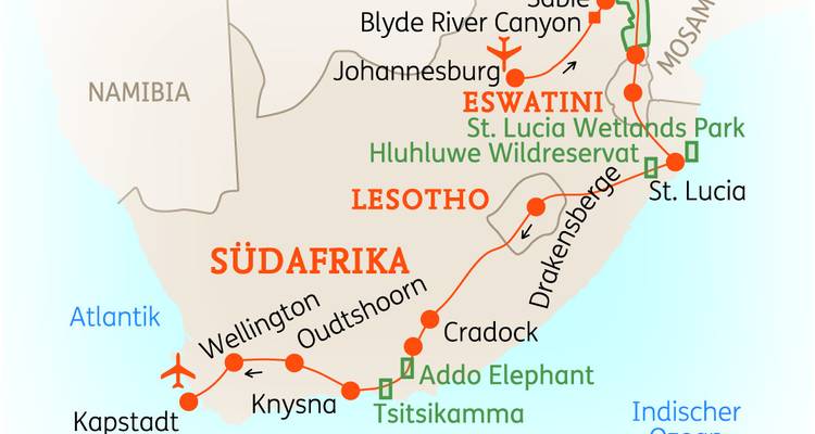 Sudáfrica: lo más destacado - SKR Reisen 2