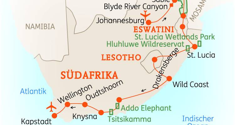 Afrique du Sud : Points forts - SKR Reisen 3