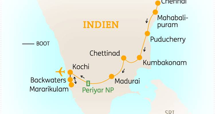 Inde : les points forts de l'Inde du Sud - SKR Reisen 1