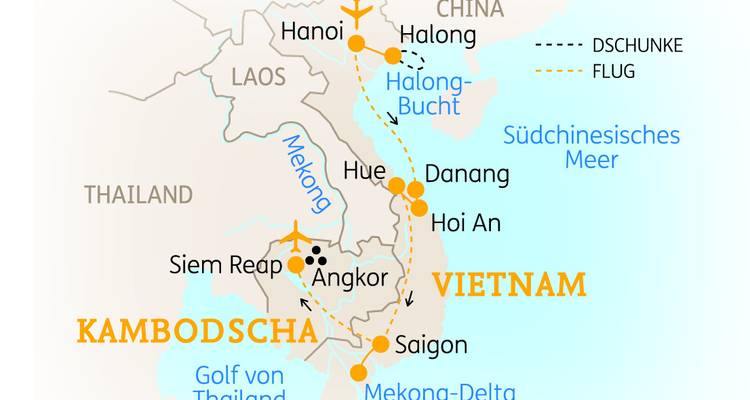 Vietnam y Camboya: lo más destacado - SKR Reisen 2