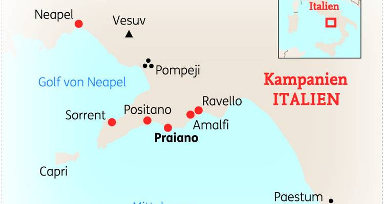 Golfo de Nápoles y Costa Amalfitana: puntos de interés cultural - SKR Reisen 2