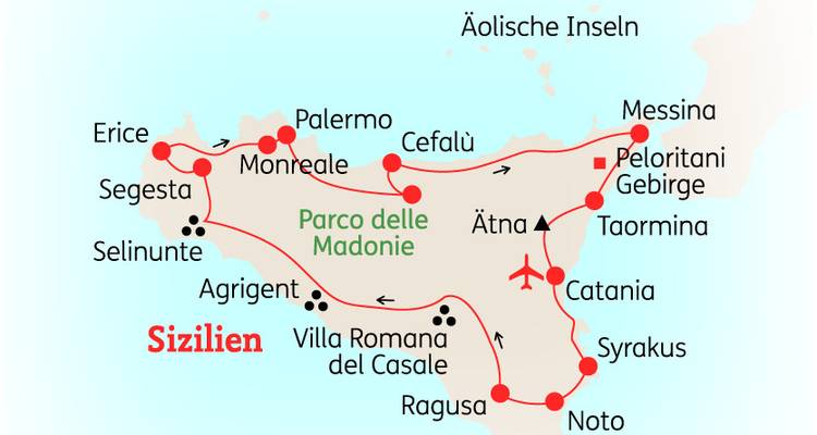 Sicilia: El viaje detallado - SKR Reisen 3