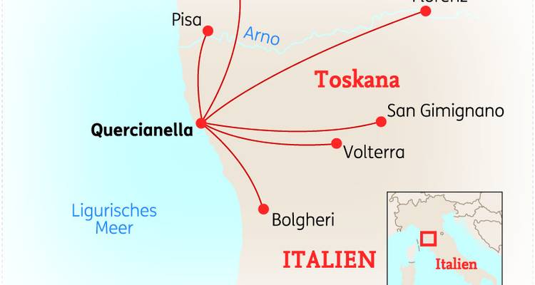Toscana: Lo más destacado con estilo - SKR Reisen 1