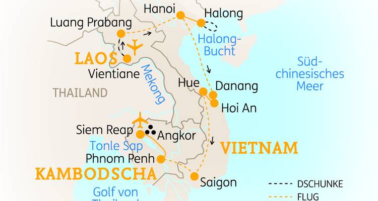 Laos, Vietnam & Cambodge : Le voyage détaillé - SKR Reisen 2