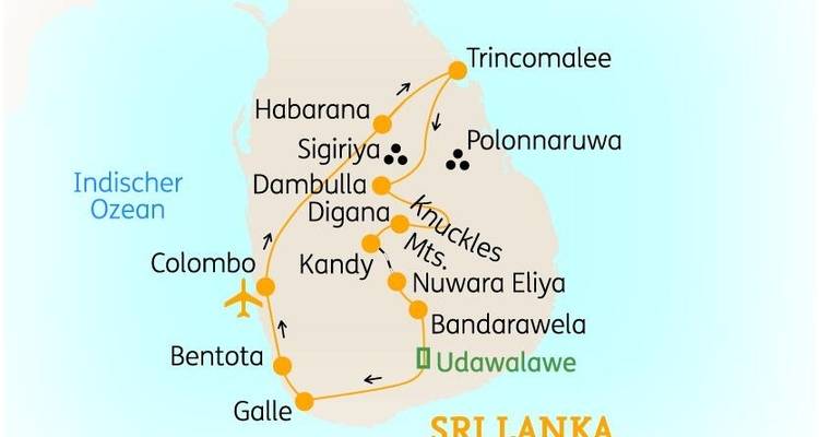 Sri Lanka East Coast Highlights - SKR Reisen 1