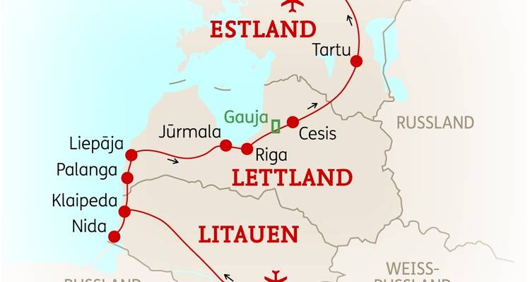 Países Bálticos: Senderismo en el Curonian Spit y en parques nacionales - SKR Reisen 1