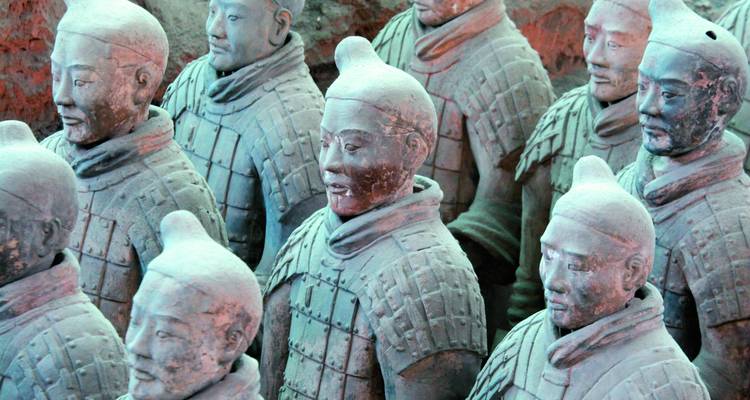 Terracotta Strijders in Xi'an, China.