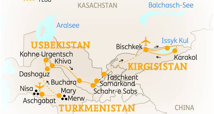 Central Asia Highlights - SKR Reisen 1