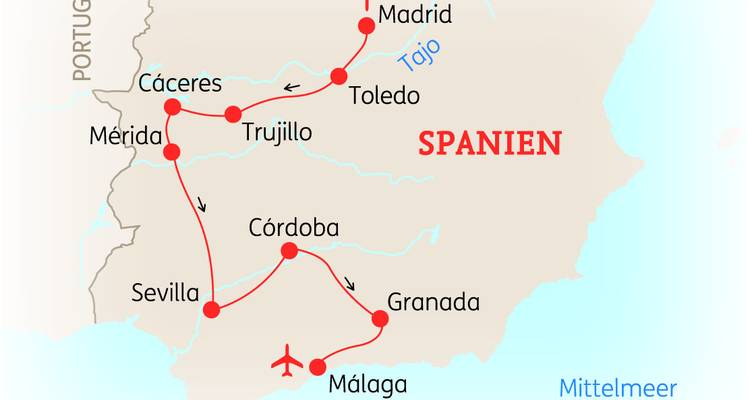 Castille, Estrémadure & Andalousie : Points forts - SKR Reisen 3